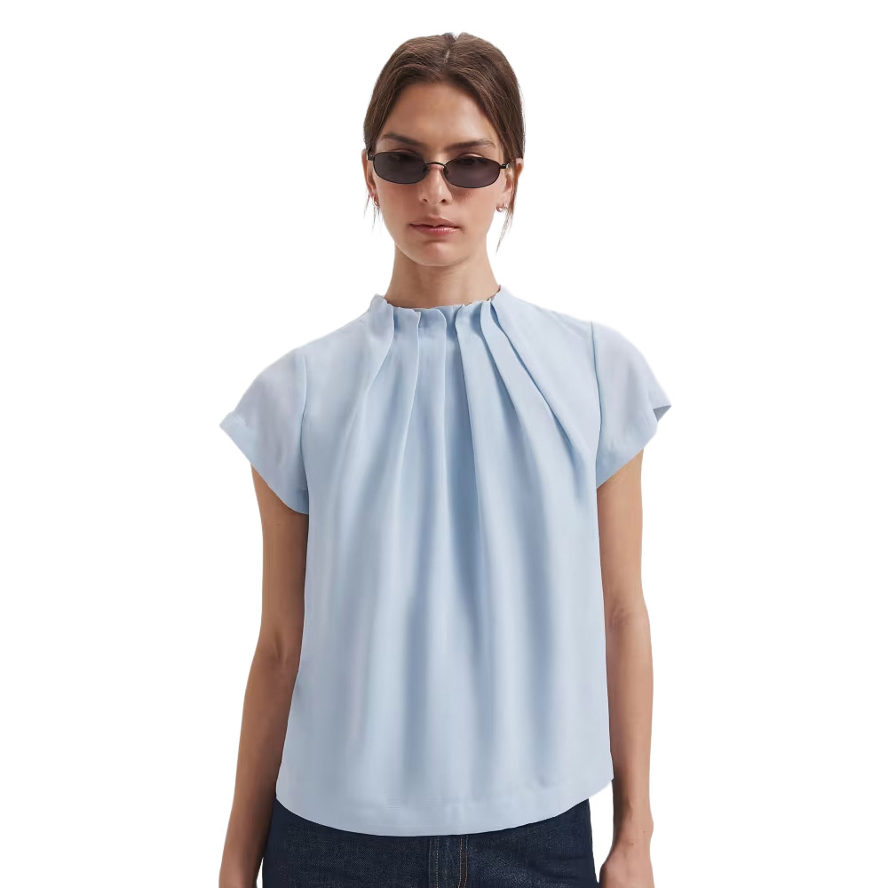 SABA Willa High Neck Ss Top